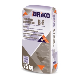 Сухая смесь для кладки блоков Briko B-F, 25 кг
