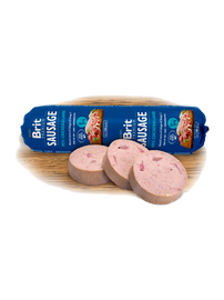 Konservuotas ėdalas šunims Brit Premium Chicken & Lamb dešra, 800 g
