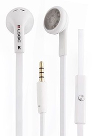 Ausinės Logic Earphones LH-15 White