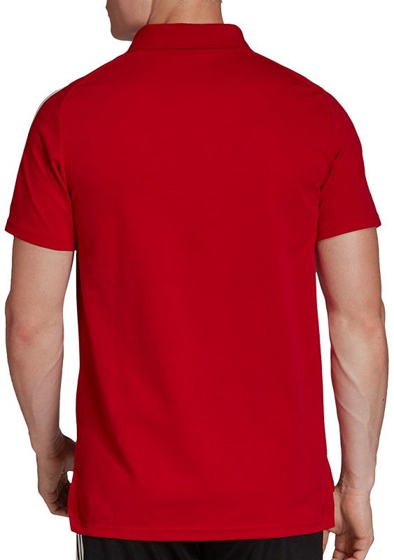 mens red adidas polo shirts