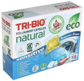 ECO tīrīšanas līdzeklis Tri-Bio Eco Laundry Capsules Sensitive 14pcs