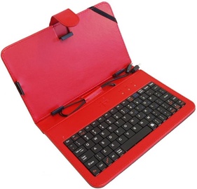 Rebeltec Case And Keyboard With Micro/Mini USB Tablet 7'' Red