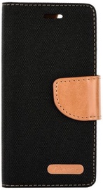 Forcell Canvas Book Case For Huawei Mate 20 Lite Black