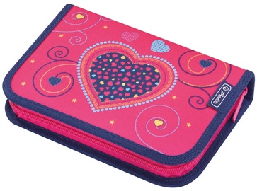 Herlitz Pencil Case 31 Pieces Pink Hearts 50014347