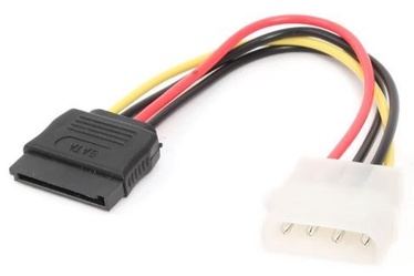 Juhe Gembird SATA to MOLEX SATA, SATA, 0.15 m, kollane