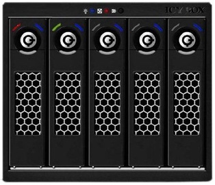 Адаптер ICY Box Backplane IB-555SSK SATA/SAS Black