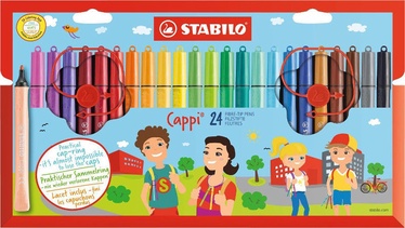 Stabilo Cappi Fibre-Tip Pens 24pcs