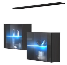 ASM Switch SB III Hanging Cabinet/Shelf Set Graphite/Black