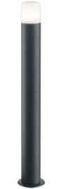 Trio Hoosic antracito spalvos stulpelinis šviestuvas 80 cm aukščio, IP44, 1xE27