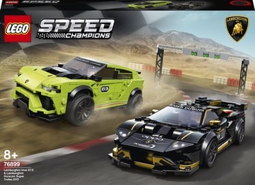 Конструктор LEGO® Speed Champions Lamborghini Urus ST-X & Lamborghini Huracán Super Trofeo EVO 76899, 663 шт.