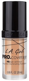 Тональный крем L.A. Girl HD Pro Coverage Porcelain, 28 мл