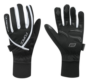 Перчатки Force Ultra Tech Full Gloves White/Black S