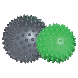 Masāžas bumbiņa Schildkrot Fitness Spiky, zaļa/pelēka, 188 mm