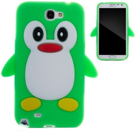 Zooky Soft 3D Cover Samsung N7100 Galaxy Note 2 Penguin Green