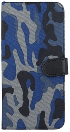 Forever Army Book Case For Samsung Galaxy S8 Dark Blue