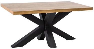 Signal Meble Lawa Cross Table 110x60cm Oak/Black