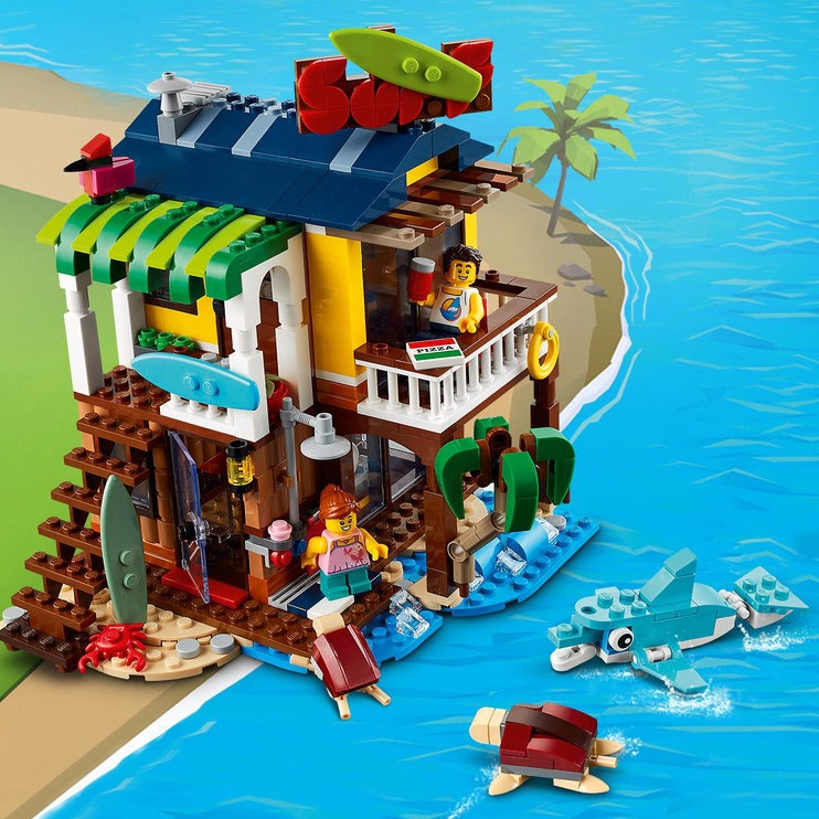 Konstruktor LEGO Creator Surfari rannamaja 31118, 564 tk