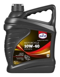 Mootoriõli Eurol Motorcycle 10W - 40, poolsünteetiline, mototehnikale, 4 l