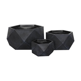 Puķu pods LT14357-3S, pelēka, Ø 410 mm