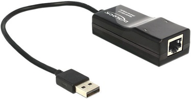 Delock USB 2.0 To RJ45 Adapter Black