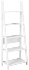 Plaukts Songmics 5 Tier Ladder Shelf White 60x34.7x147.5cm