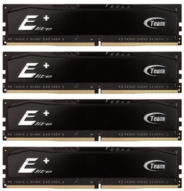 Team Group Elite Plus Black 16GB 2400MHz CL16 DDR4 KIT OF 4 TPKD416G2400HC16QC01