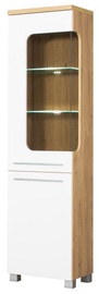 Bodzio Showcase Panama PA05 Left White/Dark Sonoma Oak