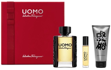 Набор для мужчин Salvatore Ferragamo Uomo Salvatore Ferragamo 3pcs Set EDT