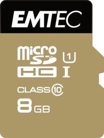 Emtec 8GB Gold+ Micro SDHC Class10
