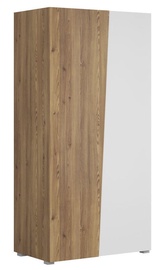 Black Red White Rauma Wardrobe White/Sibiu Larch