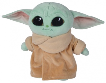 Mīkstā rotaļlieta Simba Disney Mandalorian: Baby Yoda, brūna/zaļa, 25 cm