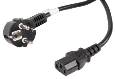 Lanberg Cable IEC320 C13 / Schuko 10m Black