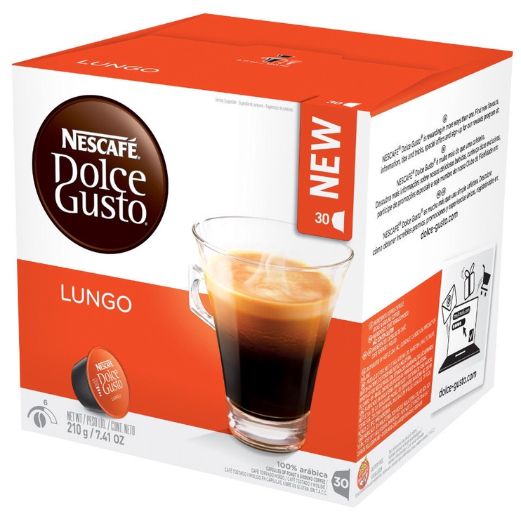 Kavos kapsulės Nescafe, 0.21 kg, 30 vnt.