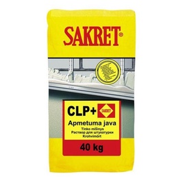 Cementinis kalkinis tinko mišinys Sakret CLP+, 40 kg