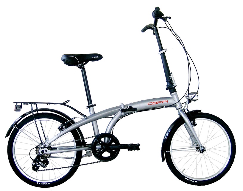 Jalgratas kokkuklapitavad Coppi, 20 ", 12" raam, hall