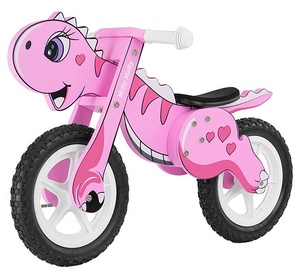 Milly Mally Dino Balance Bike Pink 2916