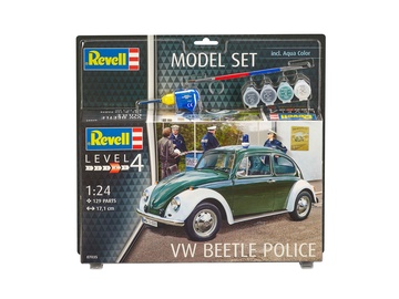Revell Model Kit VW Beetle Police 1:24 67035R