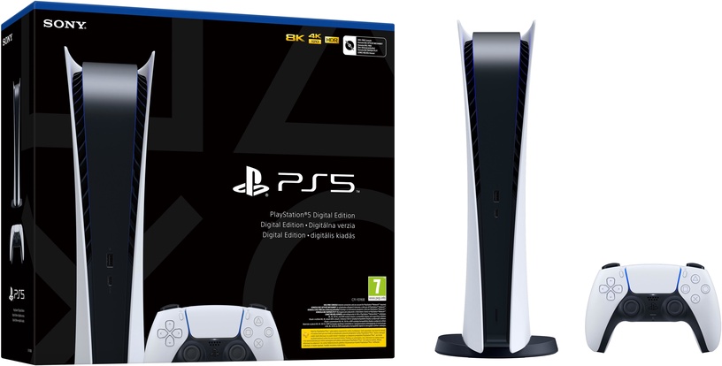 Mängukonsool Sony PlayStation 5 Digital Edition, Wi-Fi / Wi-Fi Direct