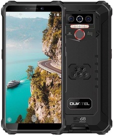 Mobiiltelefon OukiTel WP5 Pro, must, 4GB/64GB