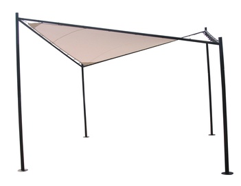 Home4you Sun Sail Garden Gazebo 3x3m Beige