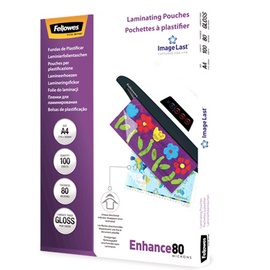 Laminēšanas plēve Fellowes ImageLast, 80 μm x 303 mm x 216 mm, 100 gab.