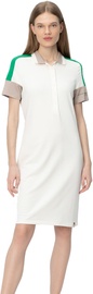 Audimas Womens Soft Surface Modal Polo Dress White S