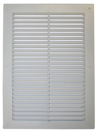 Ventilācijas reste Plaskanta 24x17,5cm, balta