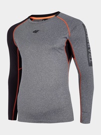 4F Men's Training Long Sleeve Top Grey XL H4L20-TSMLF001-24M
