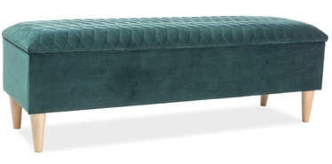 Pufas Signal Meble Azurro Green, 129x40x45 cm
