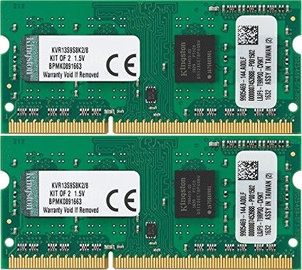 Kingston ValueRAM 8GB 1333MHz CL9 DDR3 SODIMM KIT OF 2 KVR13S9S8K2/8