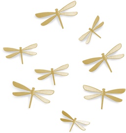 Umbra Wall Flutter Wall Decoration Brass