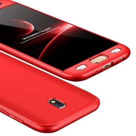Hurtel 360 Protection Full Body Cover For Samsung Galaxy J3 J330 Red