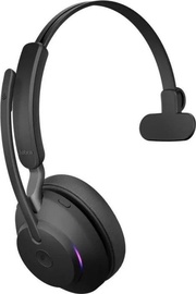 Juhtmeta kõrvaklapid Jabra Evolve2 65 Link380a UC Mono, must