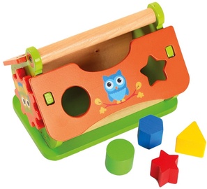Bino Wooden Shape Sorting House